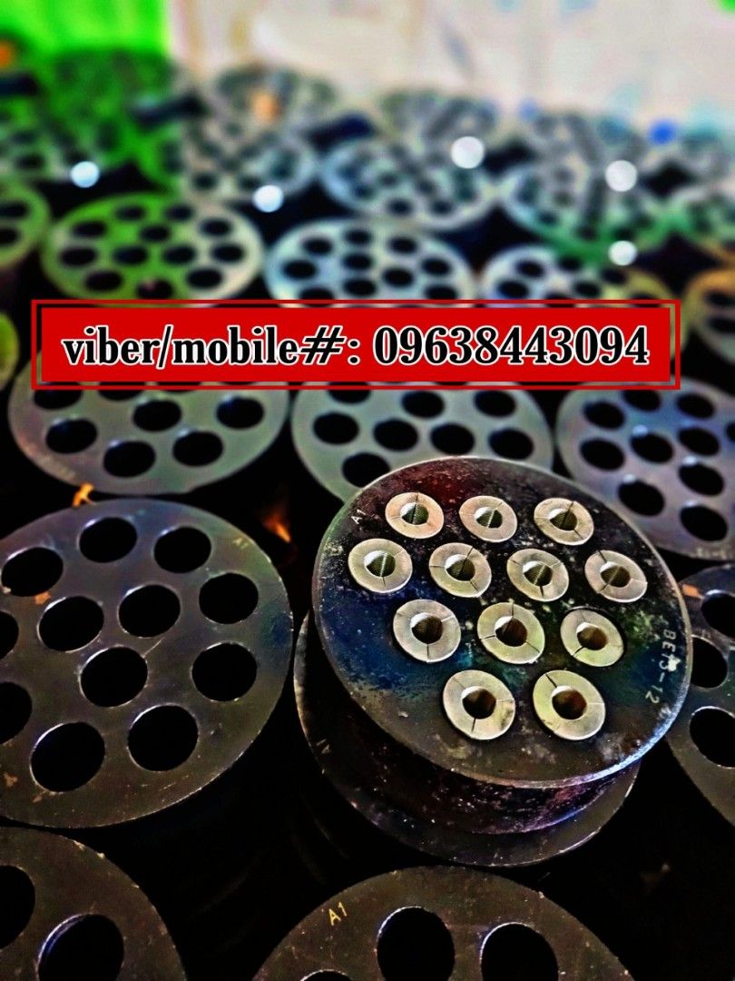 12HOLES ANCHOR BLOCK CIRCULAR FOR GIRDER (Category: Construction & Building Materials) located in Quezon City. Submitted by Kaithy20 (Listing ID 1398873063, Image 3). Description: 📌 ANCHOR BLOCK 12HOLES 12.7MM POST TENSIONING MATERIALS - PRESTRESSED MATERIALS 📌WE ALSO SUPPLY FOR THE FOLLOWING MATERIALS FOR CONCRETE GIRDER: ✅PC STRAND 12.7MM ✅ANCHOR PLATE W/ TRUMPET ✅PC GRIPS ✅STEEL DUCT TUBE DUCT TUBE SIZES: ⭕ 65MM X 4METERS ⭕ 70MM X 4METERS ⭕ 