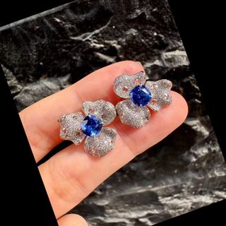 圓形型藍寶石18 k金鑽石戒指訂造｜培育寶石介指｜實驗室培育寶石托  濠師傅珠寶設計改造｜尖沙咀店｜WTS 62769039 本土工藝｜自設工廠64201859511939110