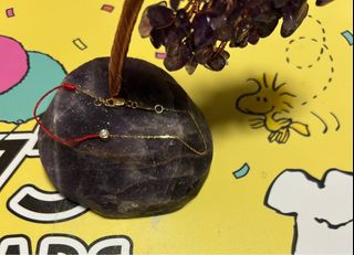 18k redline紅繩10份鑽石手鏈64205289584259110