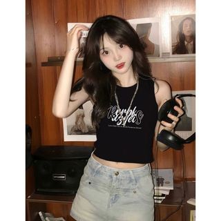女裝黑色背心無袖上衣64196705284481110