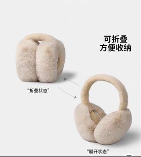 米色柔軟毛絨耳罩64197535099266110