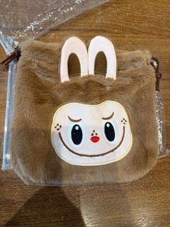 可愛卡通毛絨束口袋64197973295234110