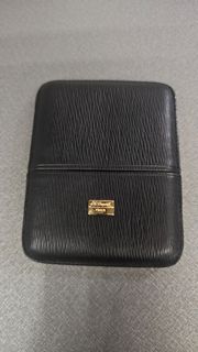 登喜路黑色皮革細雪茄盒64201238192387110