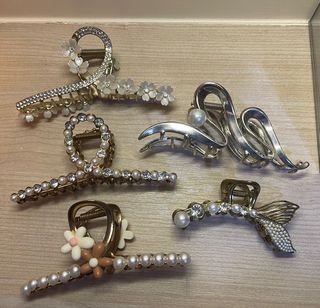 珍珠水鑽髮抓夾64204785065858110