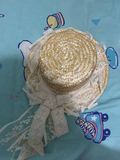 蕾絲蝴蝶結草帽64205289655042110