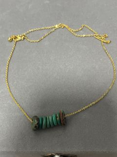 綠松石沙金項鍊64205289527682110