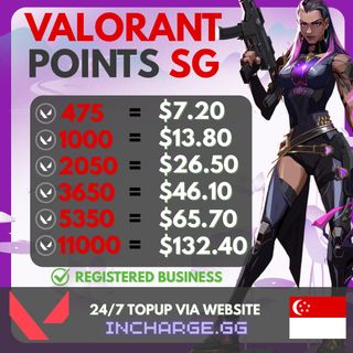 Valorant VP Store | Fast & Secure Top-Up | Official Valorant Recharge (ID Only) Collection item 1