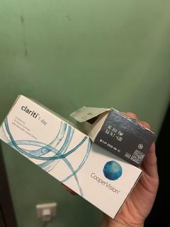 CooperVision Clariti 1 Day Daily Disposable Silicone Hydrogel Contact Lenses /34 Pairs/64201234792193110