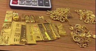 免費上門，現金交收：黃金首飾 新舊金銀首飾，翡翠玉器，鑽石，金條，玉首飾，戒指，頸鏈，手鐲，耳環，9999金，足金，18k，AU750/PT950,14k，585，等等歡迎來圖詢價64195202371970110