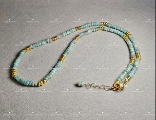 全新 天然水晶 天河石 亞馬遜石 4mm 頸鏈 Natural Crystal Amazonite Necklace64205749593857110