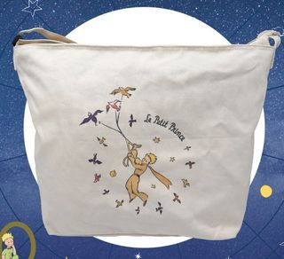 全新  小王子 斜揹包 斜挎袋 帆袋迷 大容量 有內格64205289369219110