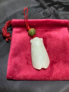 玉蟬 冰葫蘆 翡翠 吊墜 平安 天然 A貨 掛件 玉佩 手機繩 玉器 禮物 掛飾 生日禮物 小孩 Jade cicada ice gourd jade pendant peace natural A-grade pendant jade pendant mobile phone strap jade gift pendant birthday gift children64196077611137110
