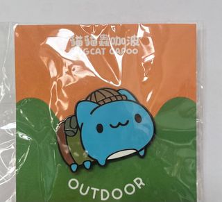 In Stock  Bugcat Capoo Adventure Fun Metal Badge Bugcat Capoo Lapel Pin Cat Bug Capoo Badge Brooch Camping Outdoor Style64194996984706110