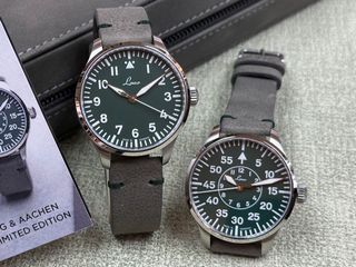 ⚜️全新 行貨 有門市⚜️ LACO AUTOMATIC WATCH Pilot Basic Augsburg Grün 39 Limited Edition 862189 TAPE A 面 12小時/ Pilot Basic Aachen Grün 39 Limited Edition 862190 TAPE B面 分鐘64198421484675110