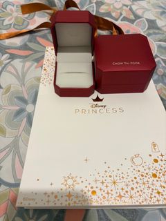 周大福 Disney Princess 紙袋 、戒指盒X264204046525059110