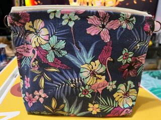 🦩🦩Flamingo Flamingo Floral Pattern Handbag Lightweight Bag Multi-purpose Bag64198645182979110