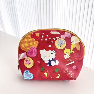日系一番賞 KT 50周年紀念版 Hello Kitty 化妝袋子 收納袋 鎖匙包 散銀包  多用途64201643914883110