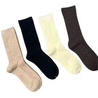 đȘđșEuropean & American Brandđșđž Merino Wool Fall Women's Simple Solid Color Versatile 50% Merino Double-Knit Warm Mid-Calf Socks đđ»6ïžâŁ Stylesđđ»64204533569793110
