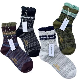 đŻđ”Direct Shipping from JapanđŻđ” minaperhonen Style Autumn Women's Forest-style Ethnic Pattern Cotton-blend Mid-length Socks minĂ€ perhonen đđ»4ïžâŁ Designsđđ»64204046567298110