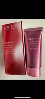 勁平， 全新Shiseido Ultimune Power Infusing Hand Cream 紅妍肌活免疫再生護手霜 40ml, 售$105包郵64203303924481110