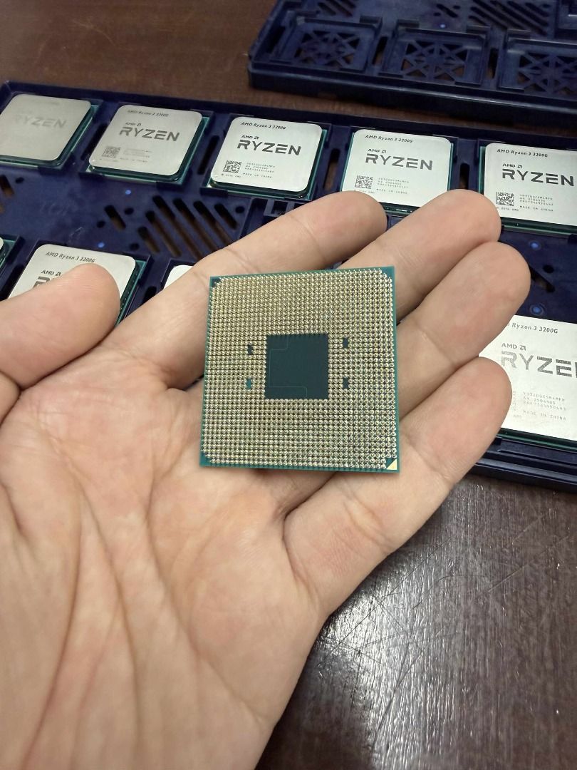 AMD Ryzen 3 3200G Processor with Radeon Vega 8 Integrated Graphics (Category: Computer Parts) located in Pasig City. Submitted by technofuseofficial (Listing ID 1398898143, Image 3). Description: AMD Ryzen 3 3200G Processor with Radeon Vega 8 Integrated Graphics Brand New and Original Items Store Location: 4F Unit 402, 604 Shaw Boulevard, Barangay Kapitolyo, Pasig City Same Day Delivery: - Lalamove delivery within Metro Manila - For walk-ins: Alw