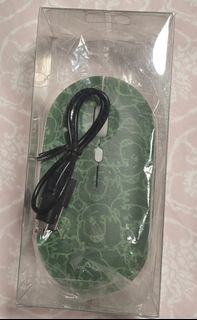 Anson Kong AK  綠色卡通有線及無線MOUSE64201235757826110