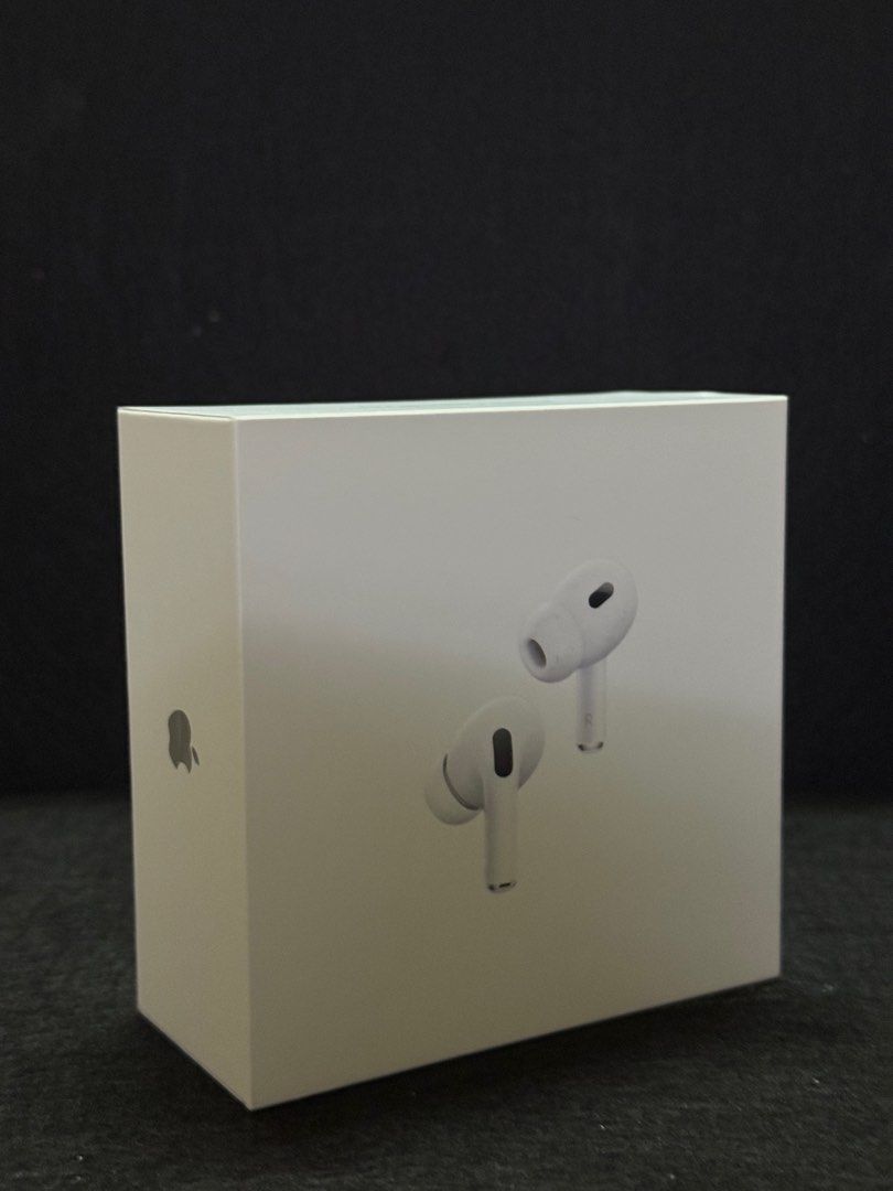 Apple AirPods Pro 2nd Generation MagSafe and USB-C (Category: Earphones) located in Antipolo. Submitted by iwitchking (Listing ID 1398979483, Image 1). Description: - Brand new, sealed AirPods Pro (2nd generation). - Power Mac Center Local Unit .