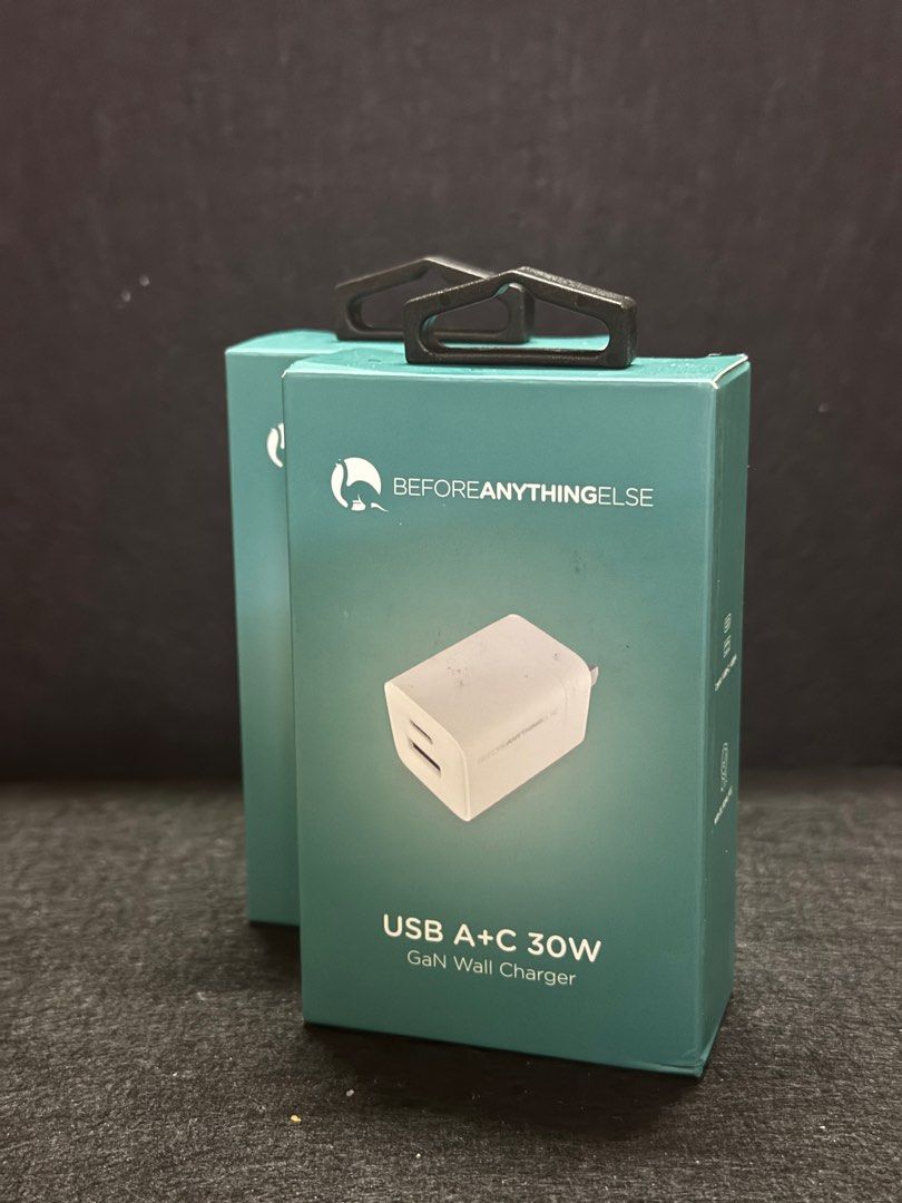 Before Anything Else USB A + C 30w Wall Charger (Category: Chargers & Cables) located in Antipolo. Submitted by iwitchking (Listing ID 1398980893, Image 1). Description: .