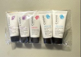 Canvas face care sample 5支 全新未用過64200588575489110