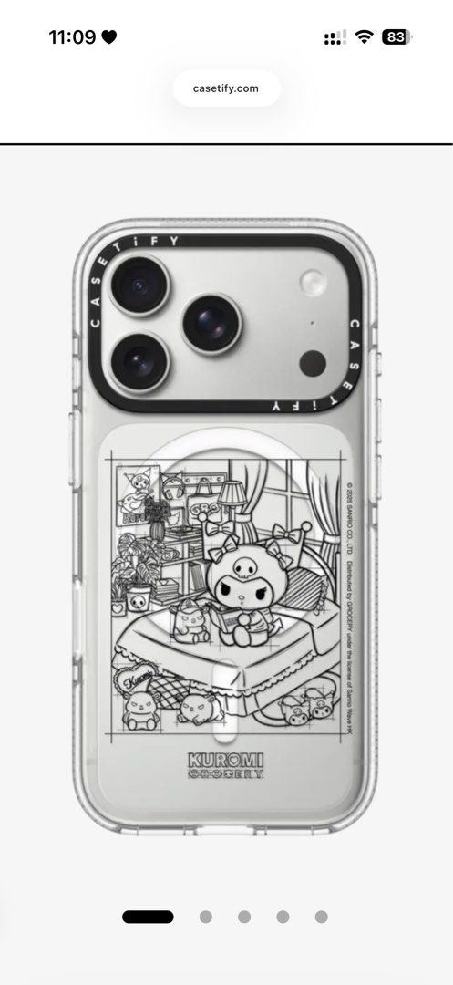 Casetify Kuromi Bedroom iPhone 17 Pro 手機殼, 手提電話, 電話及其他