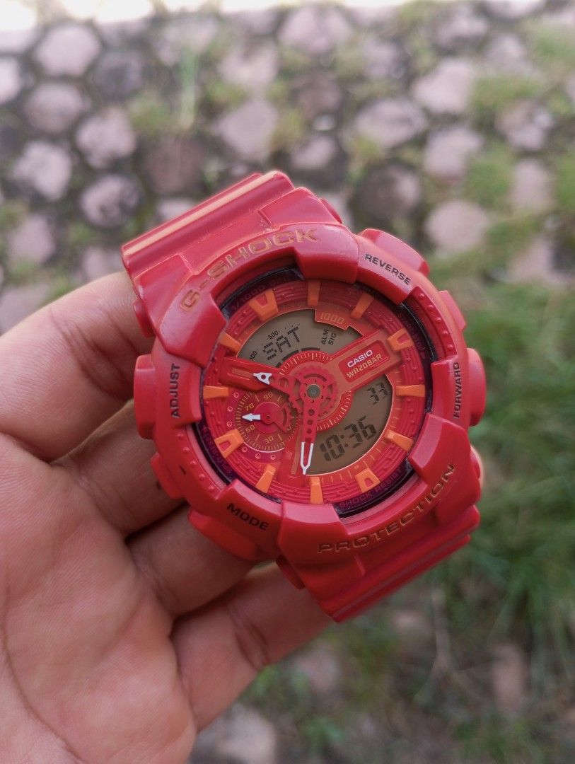 Casio G-Shock GA-110AC, Fesyen Pria, Jam Tangan di Carousell