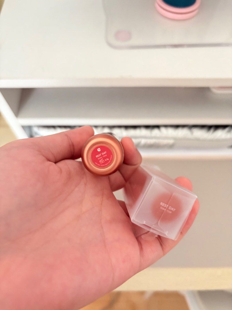 Colourette Lipstick in Rest Day (Category: Makeup) located in Cavite. Submitted by bixcuittt (Listing ID 1398948001, Image 3). Description: - Colourette Rest Day lipstick - Matte finish - Beautiful rose gold metallic tube - Unused condition - Includes original box.