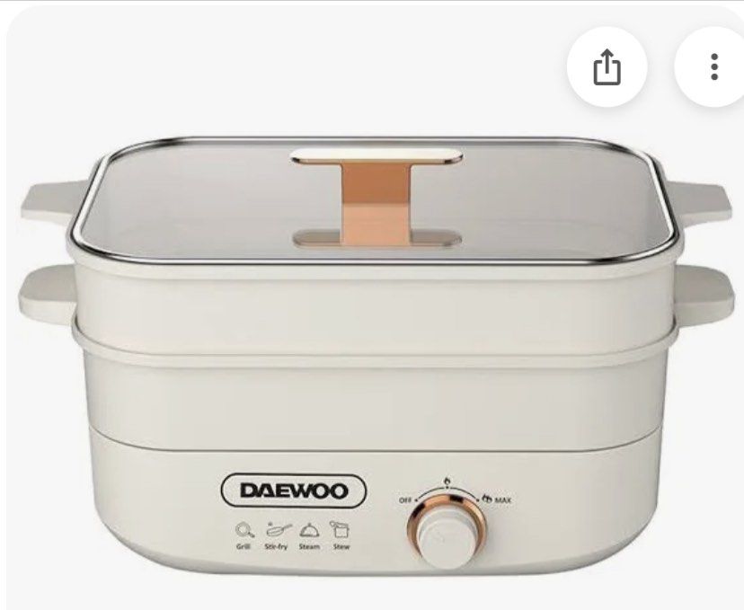 Daewoo Cooker and Steamer Sealed Box (Category: Cookers) located in Quezon City. Submitted by jeckmarj (Listing ID 1398956639, Image 1). Description: Daewoo Cooker and Steamer Sealed Box Brand New.