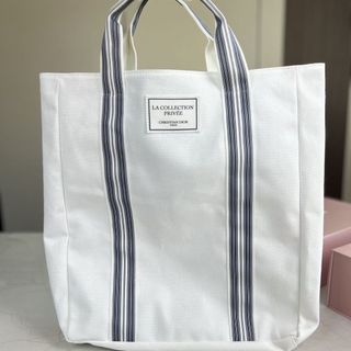 ⭐️Dior Beauty⭐️La Collection香薰系列白色條紋托特包 Totebag 單肩包 購物袋64198645336707110