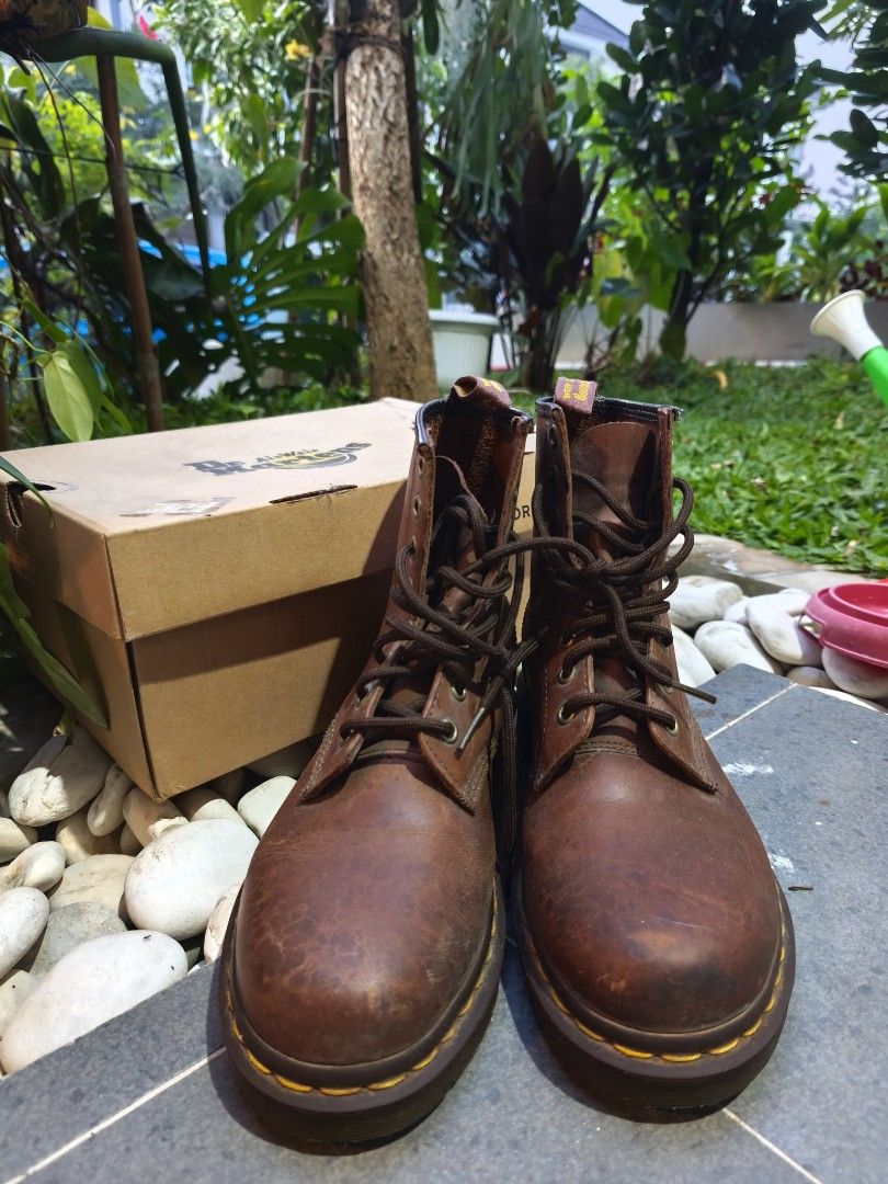 Dr Martens Docmart Gaucho Brown Women Size 38