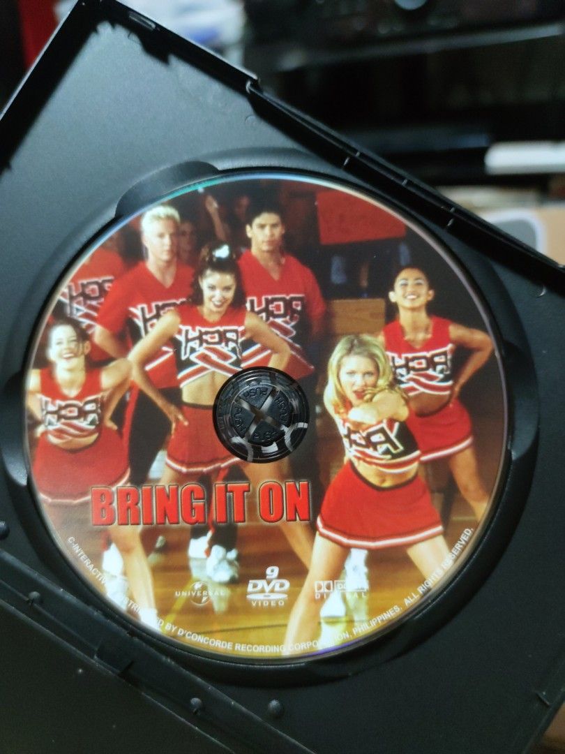 Dvd: Bring it on (original) (Category: CDs & DVDs) located in Quezon City. Submitted by gwift (Listing ID 1399043245, Image 3). Description: -original dvd - can be picked up at project 7, Q.C., near Sm north edsa posted price is last price individually, wag na mag inquire kung tatawad pa, can give a 10% discount for purchase total 1k and up.