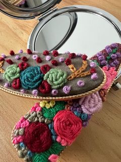 刺繡花卉髮夾64203804485635110