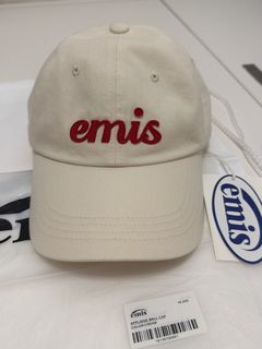 Emis 智秀款 米白色 cap 帽64201038468353110