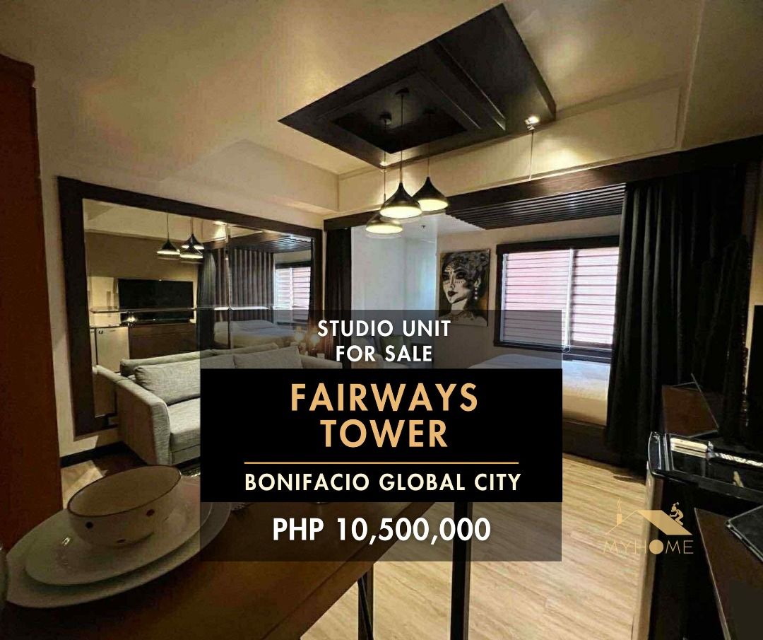 📍Fairways Tower, Bonifacio Global City Studio Unit (Category: Apartments & Condos) located in Mandaluyong City. Submitted by arevalojoshua_realtor (Listing ID 1398913618, Image 1). Description: 📍Fairways Tower, Bonifacio Global City Studio Unit Fully furnished, Stylishly designed 41 sqm No parking 11th floor Direct to Owner Php 10,500,000 To schedule viewing: 09177195777.
