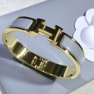 Hermès H 愛馬仕字手鐲outlet 灰色64198645503745110