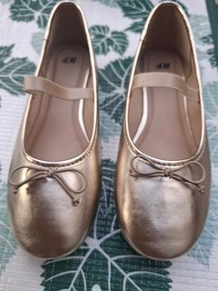 H&M 金色瑪麗珍平底鞋64206601680001110