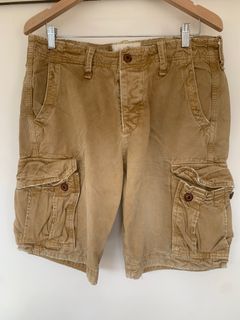 Hollister 卡其色工裝短褲 32碼64195647837059110