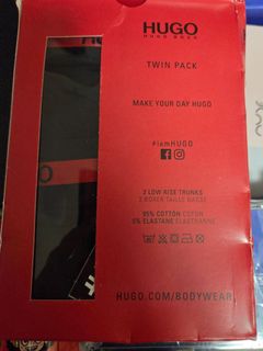 Hugo Boss Men's "TRUNK TWIN PACK" 2 Pack Trunks Boxer Underwear64203550978818110