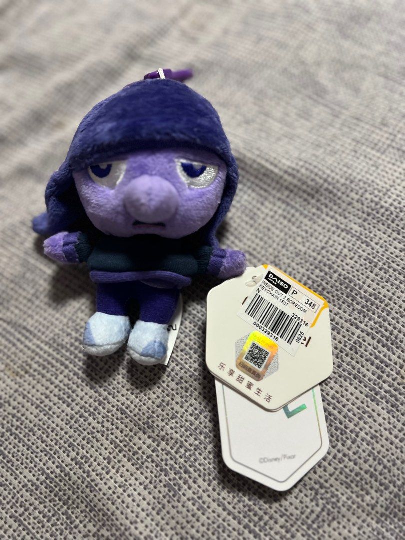 Inside out 2 “BOREDOM” plush pendant (Category: Plushies & Soft Toys) located in Marilao. Submitted by mhellagenmerch (Listing ID 1399013372, Image 2). Description: Brandnew plush pendant.