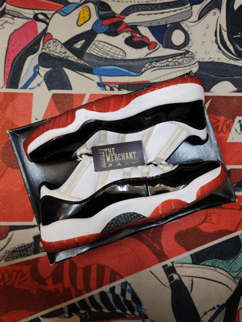 Jordan 11 Low Concord Bred Size 10 (Category: Sneakers) located in Marikina City. Submitted by tm_harley (Listing ID 1399026520, Image 2). Description: 🚨J11 Low Concord Bred Size 10 Men's Available ✅3,495 pesos only!! ❌10,295 SRP USED | 9/10 COND | Some sole seps Send a DM for inquiries 📩 FB: Harley Villa FB Page: The Merchant - Kicks and Collectibles 📌Marikina City Location.