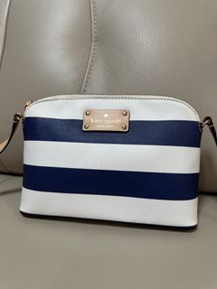 Kate Spade 條紋斜挎包64201643605123110