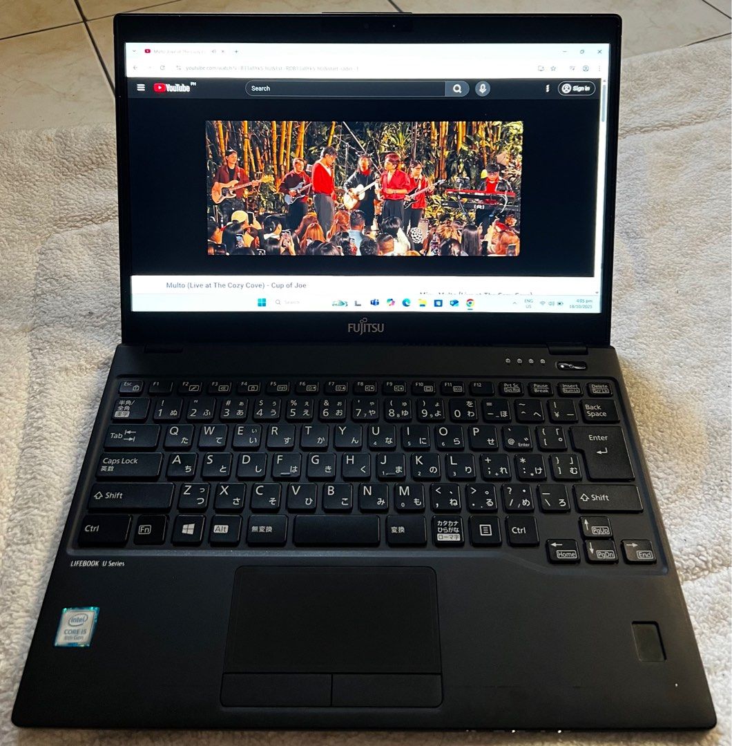 Laptop Rush For Sale Fujitsu i5 (Category: Laptops & Notebooks) located in Manila. Submitted by claire_bo (Listing ID 1399032997, Image 1). Description: Fujitsu FMVU19011 Intel Core i5-8365U 1.9GHz 8th generation 8gb memory 128gb ssd nvme built in camera windows 11 pro microsoft office 2019 complete intel hd graphics uhd 620 video card hdmi,type c port wifi,bluetooth,biometric original adaptor Please read my post detail bago mag inquire. Good con