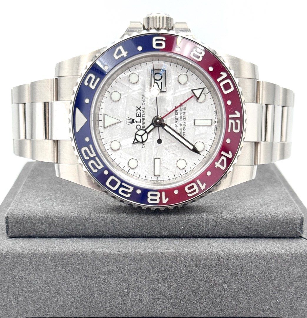 Like New Dec 2021 Rolex GMT Master II Full White Gold Pepsi