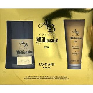 Lomani Men's AB Spirit Millionaire Gift Set ** 限時預訂優惠 Time-Limited Pre-Order Offer ** [Niche小眾沙龍香水] [全網最齊全] [Pre-Order外國預訂]64206382381955110