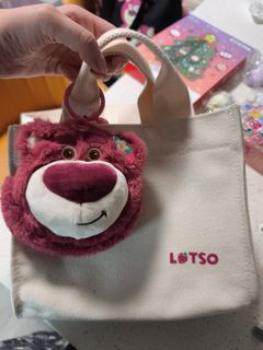 Lotso 草莓熊 勞蘇 帆布 手提包 斜孭包64200821552769110